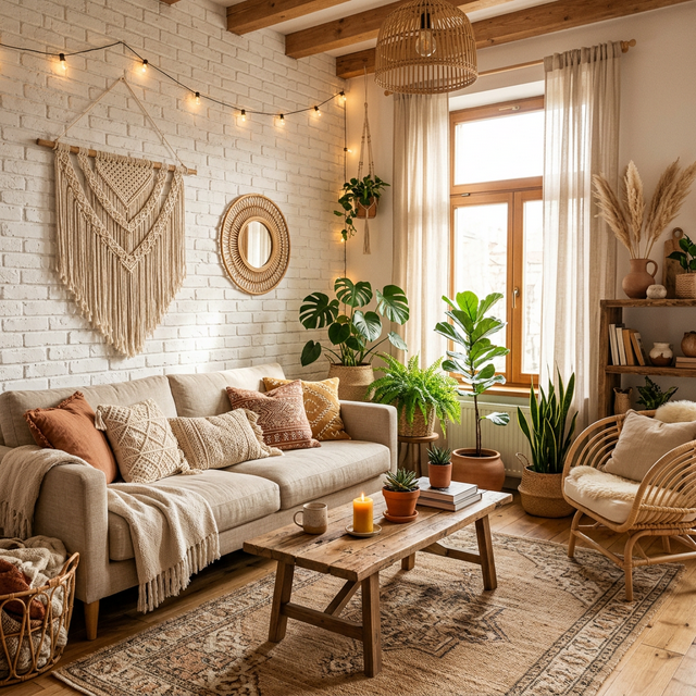 Styl Boho Natural — ciepło naturalnych materiałów